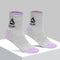 Reebok Ankle Socks Pack of 3 Grey & Purple